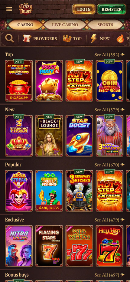 crazytower-casino-games