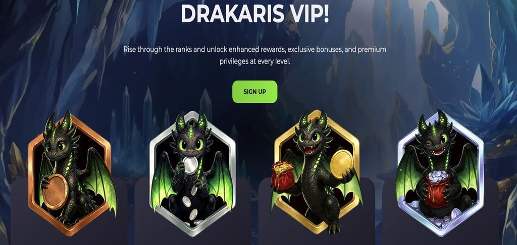 drakaris casino vip program