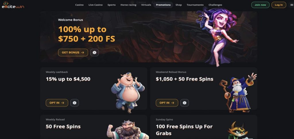 excitewin promotions