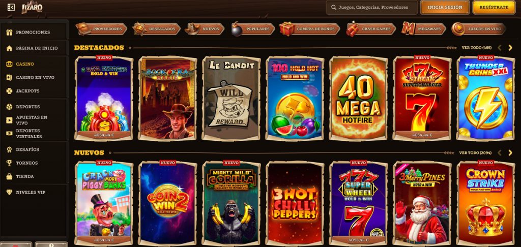 lizaro-casino-games