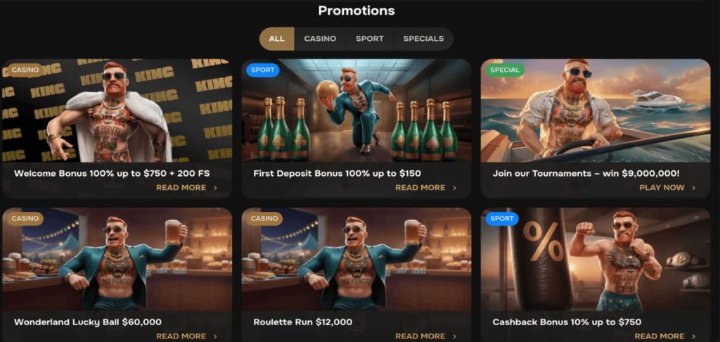 Mr.Punter bonuses