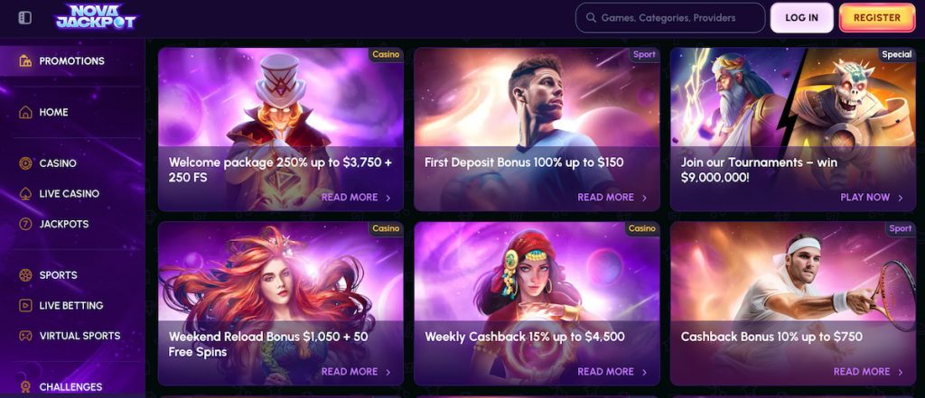NovaJackpot Promo