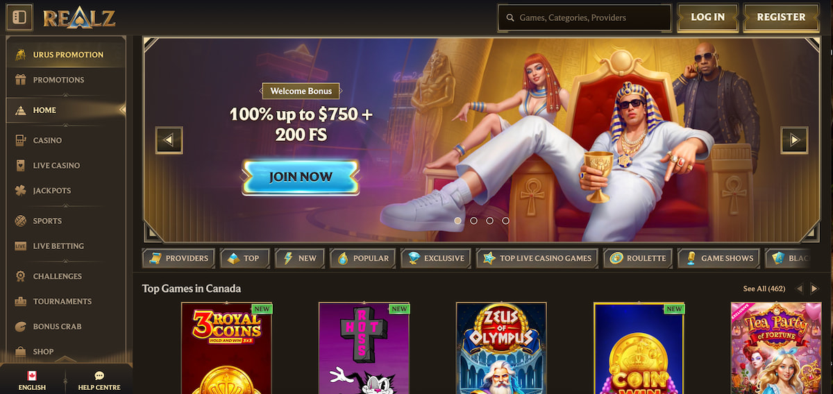 realz casino