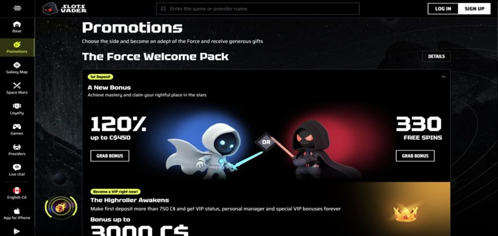 SlotsVader promo