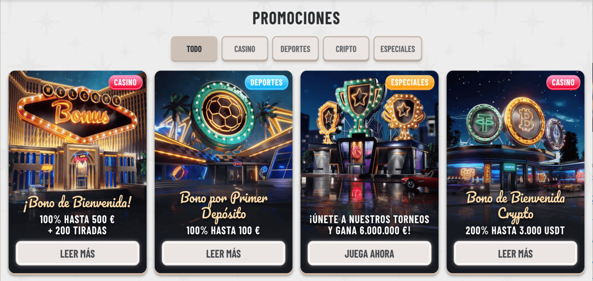 wyns casino bonos